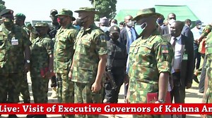 Just In: The Executive Governor of Kaduna And Niger States Arrives Special Super Camp 4, Faskari In Katsina State. Toda 12 August 2020. | Armed Forces Radio 107.7