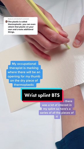 Wrist Splint Making Process Revealed! Learn Occupational Therapy