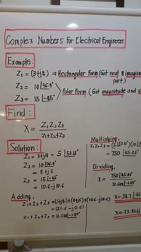 Complex Numbers For Electrical Engineers