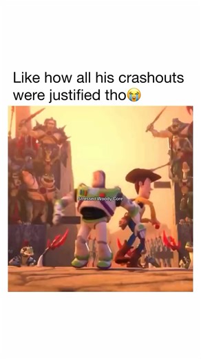 Eco Movie on Instagram: "He’s always stressed when someone doesn’t know they’re a toy 😭 🎬: Toy Story Woody (Tom Hanks), a good-hearted cowboy doll who belongs to a young boy named Andy (John Morris), sees his position as Andy’s favorite toy jeopardized when his parents buy him a Buzz Lightyear (Tim Allen) action figure. Even worse, the arrogant Buzz thinks he’s a real spaceman on a mission to return to his home planet. #relatable #emotions #emotional #feelings #thoughts #shorts #advice #lifequ