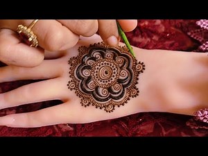 "Simple Mandala Design Tutorial | Easy Step-by-Step