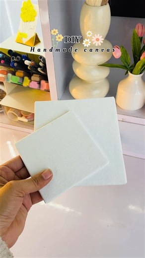 DIY handmade canvas ✨ #shorts #diy #viral #handmade #canvas #ytshorts #youtubeshorts #shortsfeed