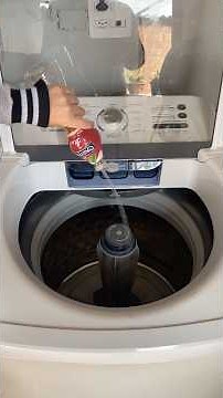 The laundry secret: Put vinegar in your washing machine and see what happens!