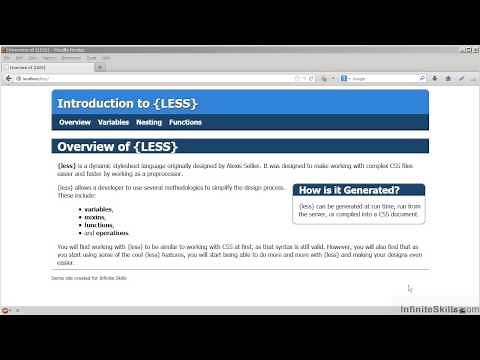 Writing CSS with {LESS} Tutorial | What Is {LESS}?