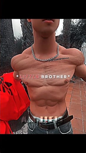 little vs big brother chest aura 💪😮 #bodybuilding #motivation #ytshortsytshorts