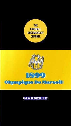 The Origin Story of Olympique de Marseille 🔵⚪