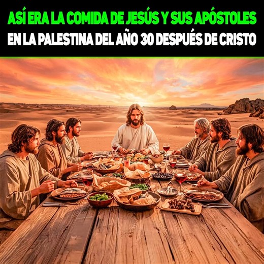 Así Era la Comida de Jesús y sus Apóstoles en la Palestina del Año 30 Después de Cristo | Historia Universal
