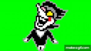 Spamton Laugh Green Screen on Make a GIF