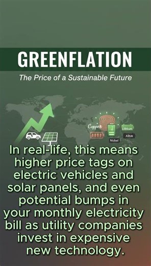 Greenflation #sustainability #climatechange #economics #renewableenergy #inflation #NetZero #future