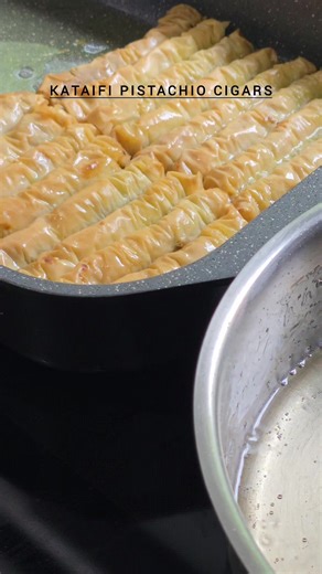 Crispy Kataifi Pistachio Cigars Recipe