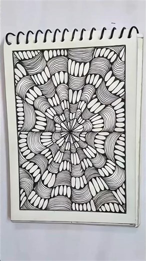 Day 60 - Doodle Art Tutorial Drawing Easy #doodle #zentangle #easy #trending #viral #shortvideo ...