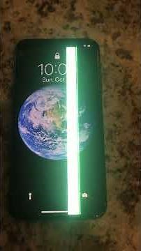 DIY fix for broken iphone screen with green lines