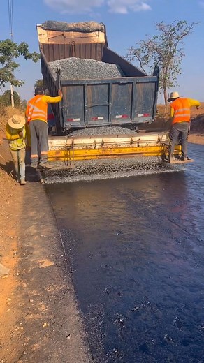 31M views · 10K reactions | What impressed me the most is how little escaped past that guys broom! That is an awesome one to watch  @infra_urbana . . . #tools #road #roadwork #satisfying #satisfyingvideos | Kruger Construction | Facebook