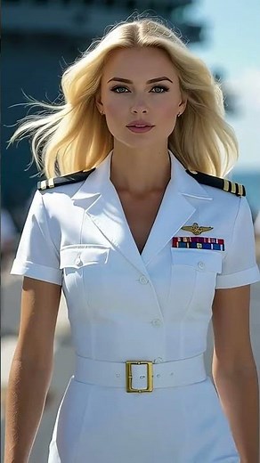 U.S. Navy Fashion | Modern Women's Military Lookbook #shorts