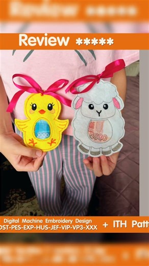 Adorable ITH Sheep Easter Treat Bag - Machine Embroidery Tutorial (Step by Step Guide)