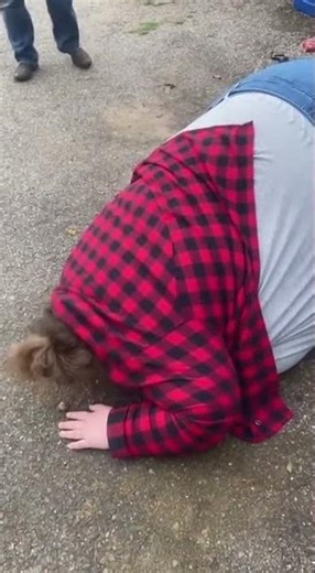 She didn't see that coming #stairs #failvideos