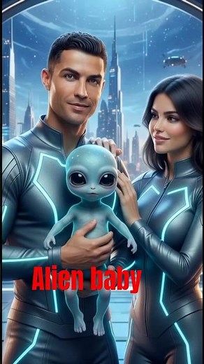 Ronaldo's New Teammate is Out of This World! 👽👶Ronaldo #CR7 #Alien #Shorts #Viral #Soccer #USAVideo