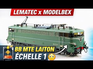 At Lematec: these brass trains are incredible 😳 (1:1 scale)