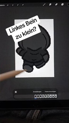 Versuch 2d pixel animation #animation #pixelart #indiegame #diyprojects