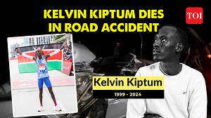 #Kenya | Marathon world record holder #KelvinKiptum and coach Gervais Hakizimana dies in a road accident | The Times of India | Facebook