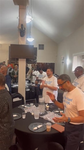 Tacoma Gospel Music Legend Navele Davis Leading the All Church Men’s Fellowship Breakfast in Worship | David Davis