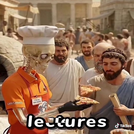 Socrates Teams Up with Skeleton in Hilarious Meme
