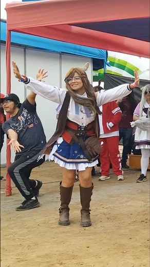 Nakayama Festa y Mambo en el evento Mundo UMA 2026 #cosplay #UmaMusume #prettyderby #mambo