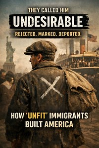 They didn’t arrive to opportunity. They arrived to inspection. Marked with chalk. Judged in seconds. Deported for being poor, sick, or simply “unfit.” In the late 1800s and early 1900s, immigrants weren’t welcomed — they were tested. A single letter on a coat could separate families forever. They worked the jobs no one wanted. Lived ten to a room. Sent children to factories because rent didn’t wait. And still… they built churches, unions, neighborhoods, and businesses from nothing. The people on