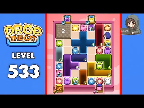 Drop The Cat level 533 solution