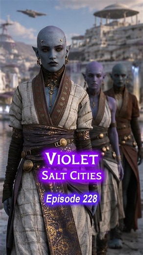 Alien Worlds Found Across Violet Salt Terrace Cities