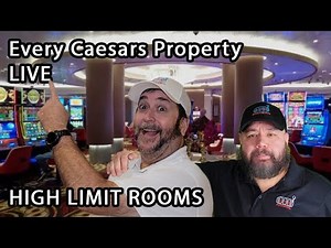 All Caesars High Limit in Las Vegas! Let's Talk Slots is live!