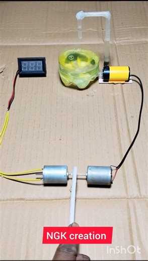 DC Motor to Spark Plug Ignition Test ⚡ | Mini DIY Experiment #Shorts