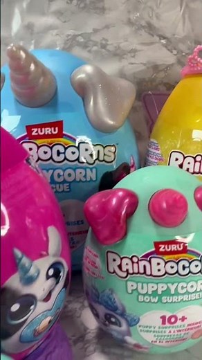 It was so fun unboxing all these Rainbocorns over on my channel! #rainbocorns #asmr #unboxing