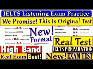 IELTS LISTENING PRACTICE TEST 2026 WITH ANSWERS | 18.04.2026