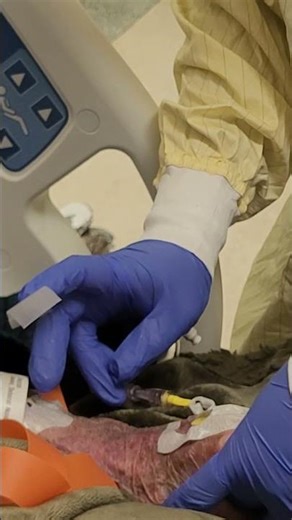 the nurse's gentle loving hand