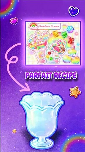 Tanghulu Master Parfait Recipe: Rainbow Dream🌈 #tanghulumaster #secretrecipes #tanghulumasterparfait