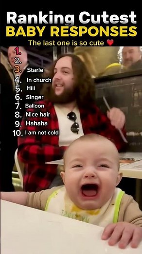 Top 10 Cutest Baby Responses 😍 | Try Not To Smile Challenge
