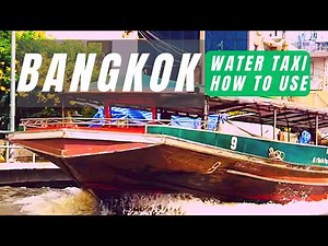 BANGKOK 2025 canal / water taxi tour. How to use. ASOKE Terminal 21 - Pratunam pier / R WALK