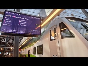 GO Train Trip from Toronto to Niagara Falls - Full Video of the Entire Trip along Lakeshore West