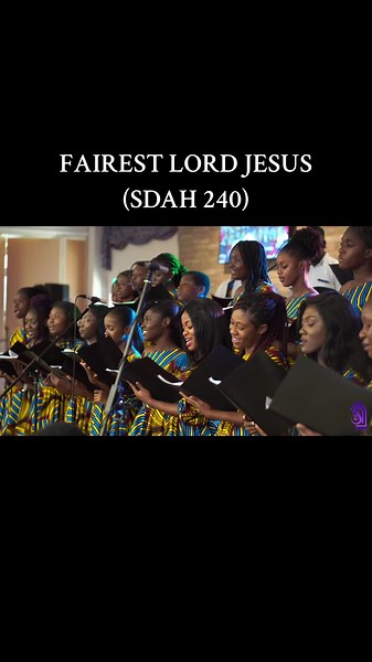 FAIREST LORD JESUS (SDAH 240)❤️ Watch full video on youtube using link in our bio. #adventisthymnal #fypシ #ghanatiktok🇬🇭 #choralconcert