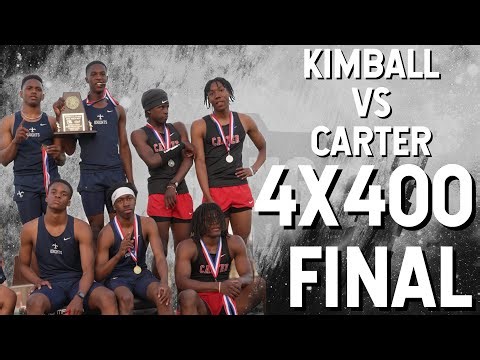 Kimball vs Carter 4x4 Relay Showdown | Texas Track and Field | UIL 4A Area Championships