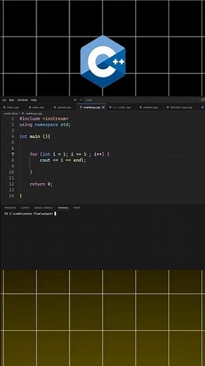 C++ For Loop Explained for Beginners | C++ Loops Tutorial | Day 6 #cpp #cplusplus