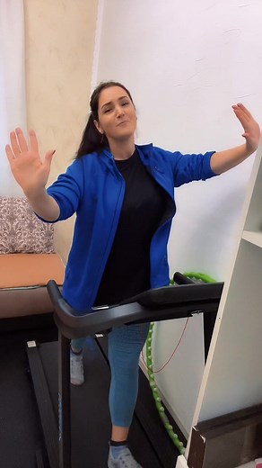 Motivating Morning Workout on Treadmill