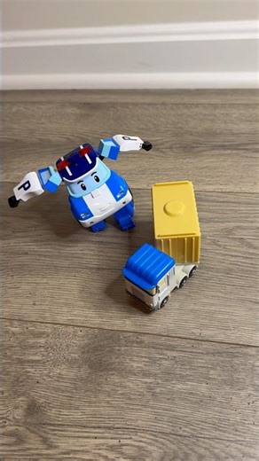 Robocar Poli Transforms 🤖🚓 | Terry Joins | Toy ASMR #robocarpolitoys #transformers #toyasmr