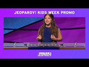 Jeopardy! Kids Week Promo | JEOPARDY!