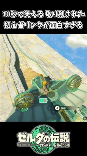 Laugh in 10 Seconds: A Beginner Link Left Stranded on a Wing LOL [The Legend of Zelda: Tears of t...