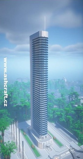 Modern Tower build in Minecraft! #minecraftbuild