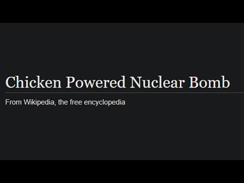 Slightly unusual Wikipedia articles