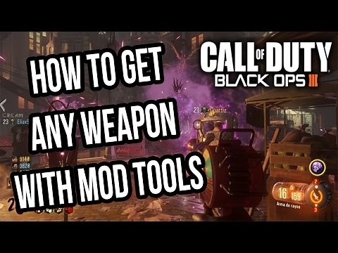 How to enable Cheats with Mod Tools to get any weapon (Black Ops 3)