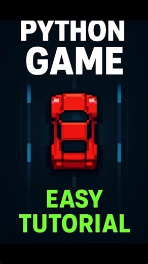 🚗 Python Car Game in 10 Minutes | Beginner to Pro Guide 🕹️